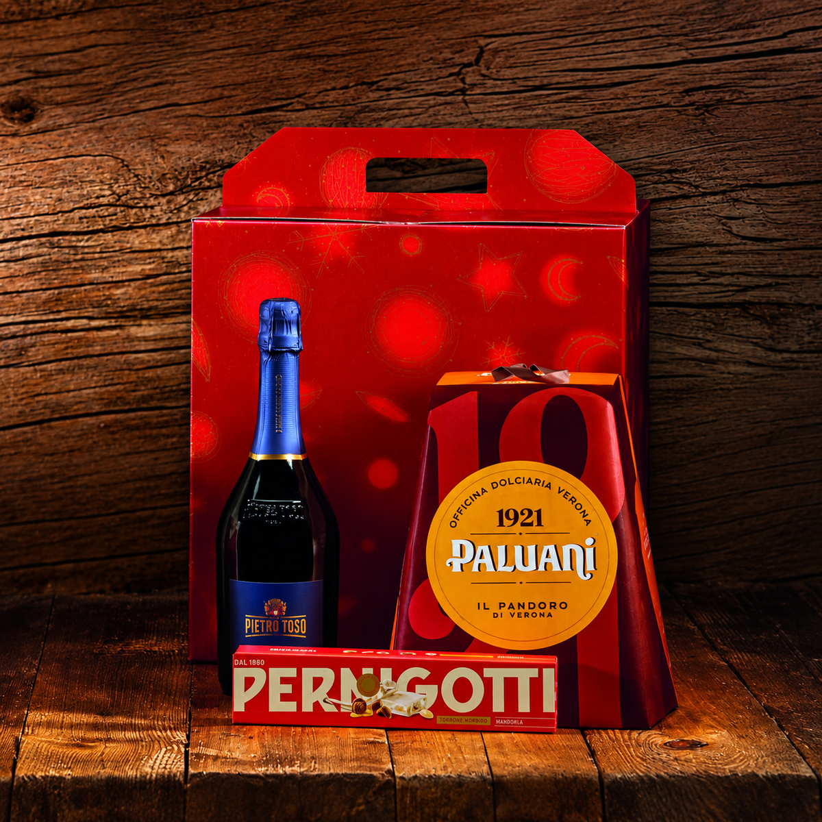 Confezione 18 - Auguri Veloci Pandoro