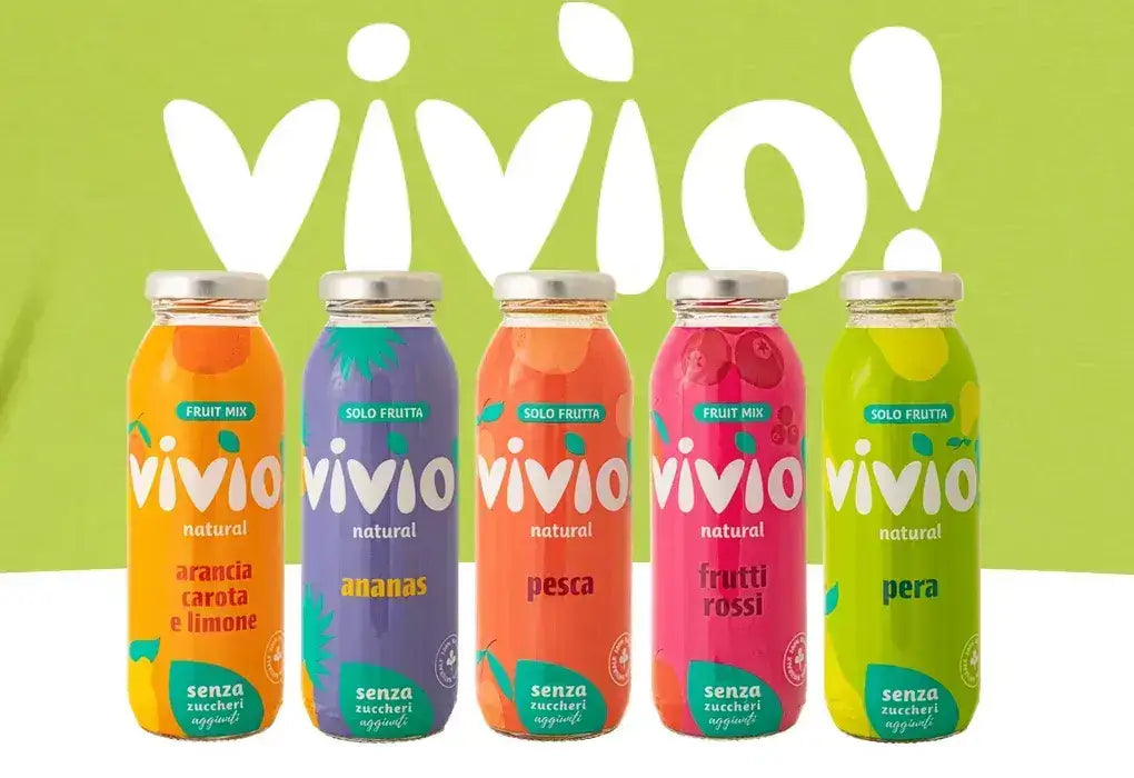 VIVìO 100% SUCCO E PUREA DI FRUTTA SENZA ZUCCHERI AGGIUNTI