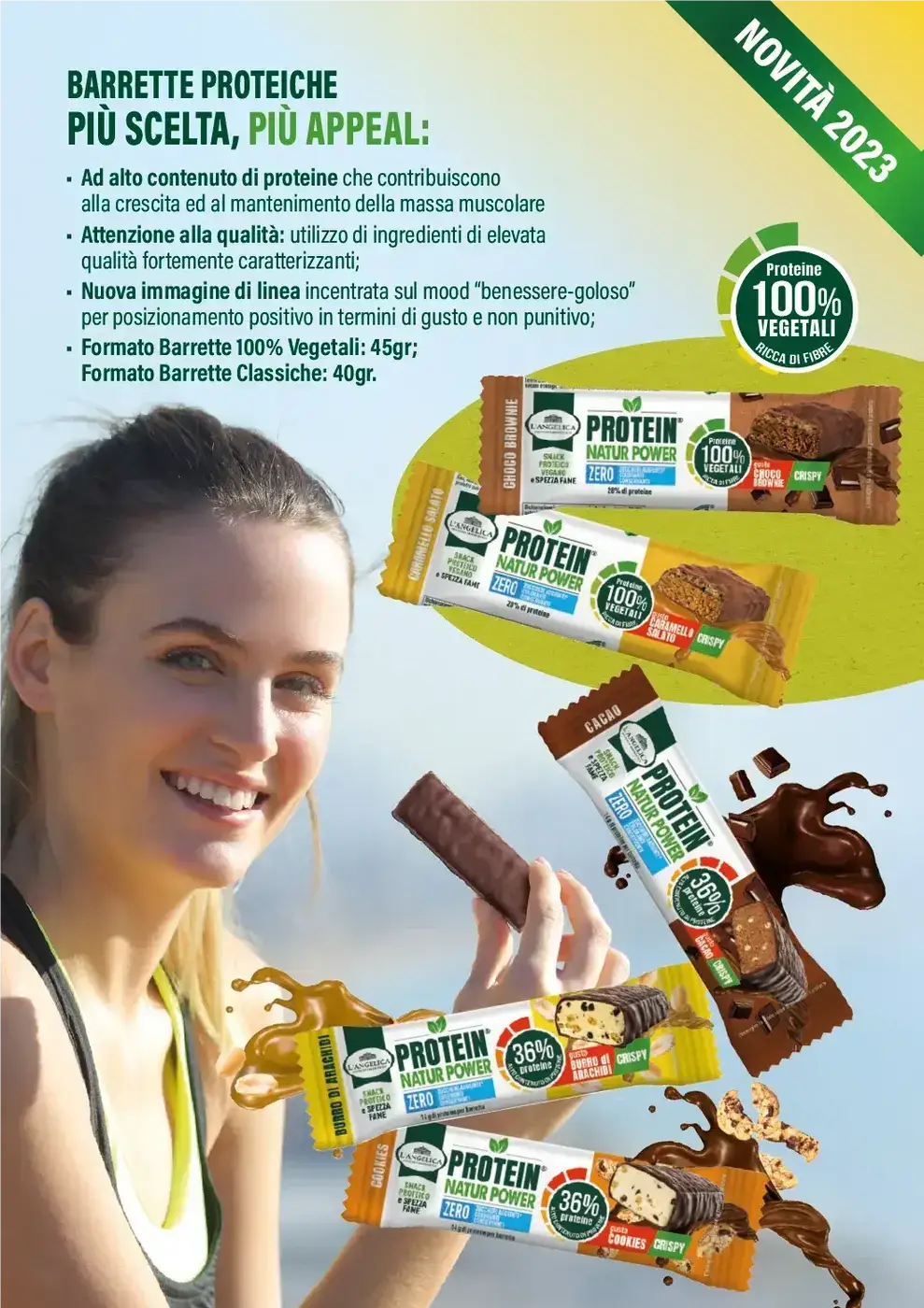 Barrette proteiche per bar con Angelica